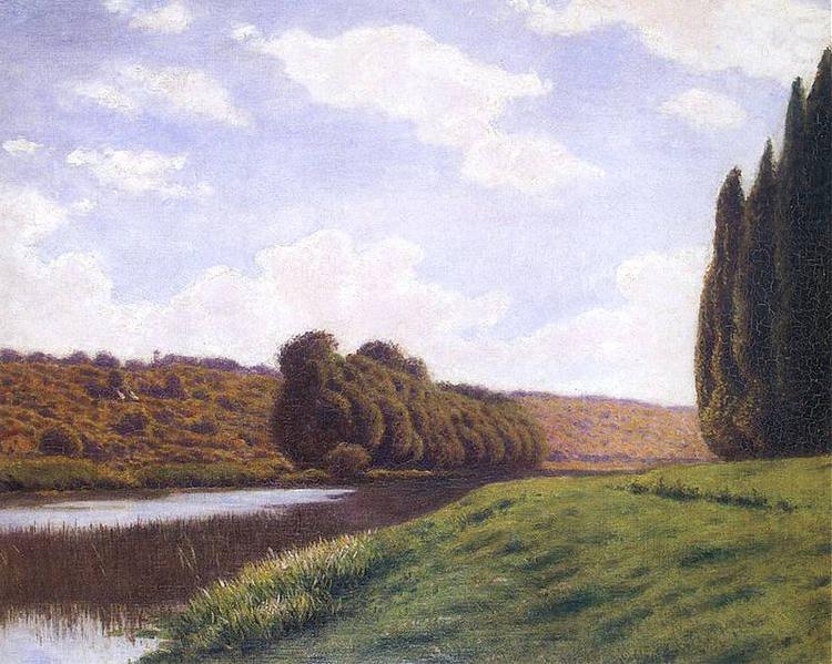 Italian Landscape with Cypresses, Aleksander Gierymski